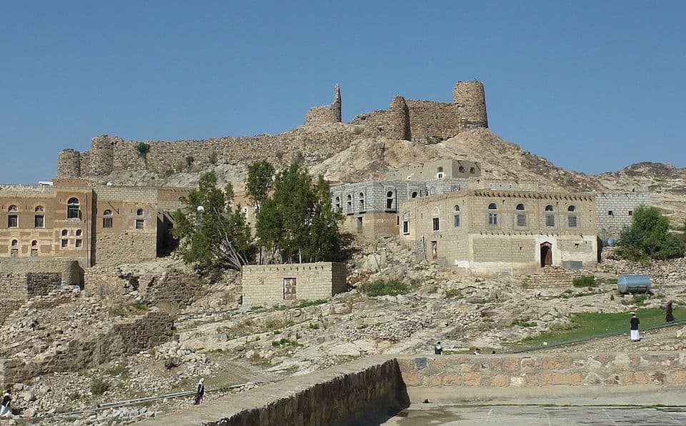 Ruins in Dhamar, Yemen