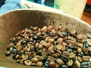 Blend of coffee beans