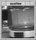 Coffee pot as seen on the Cambridge web cam