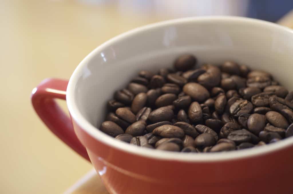 Home roasted coffee beans