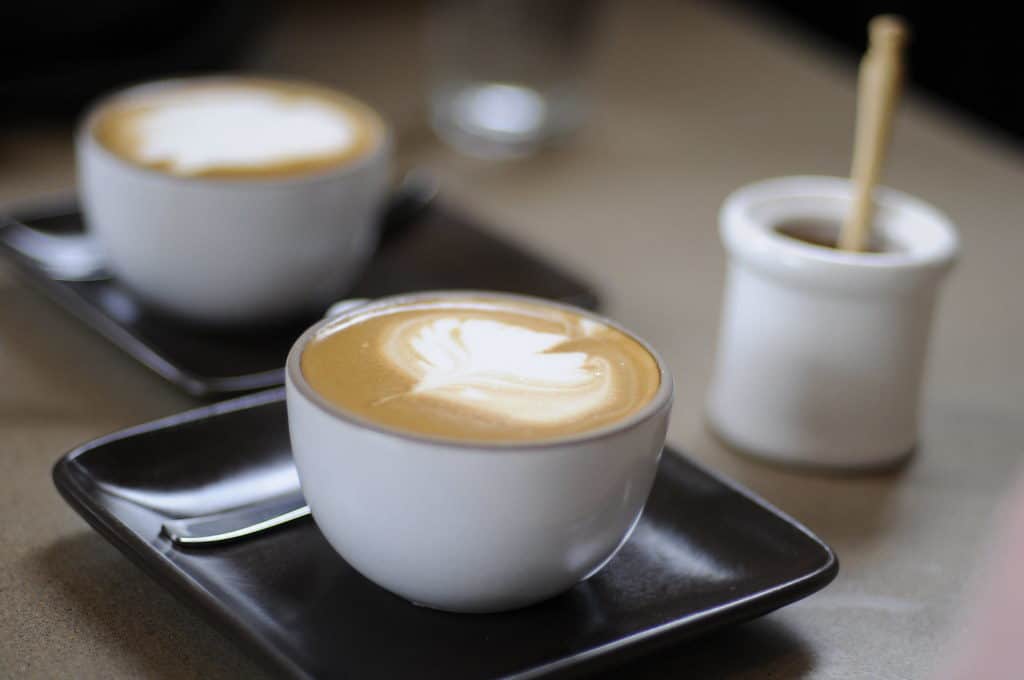 Milky coffee drinks