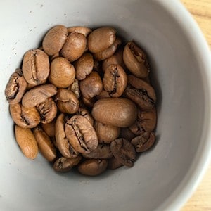 Single-origin coffee beans from Guatemala