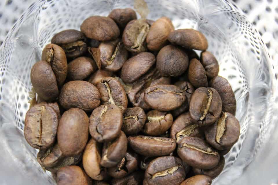 Medium roast coffee beans