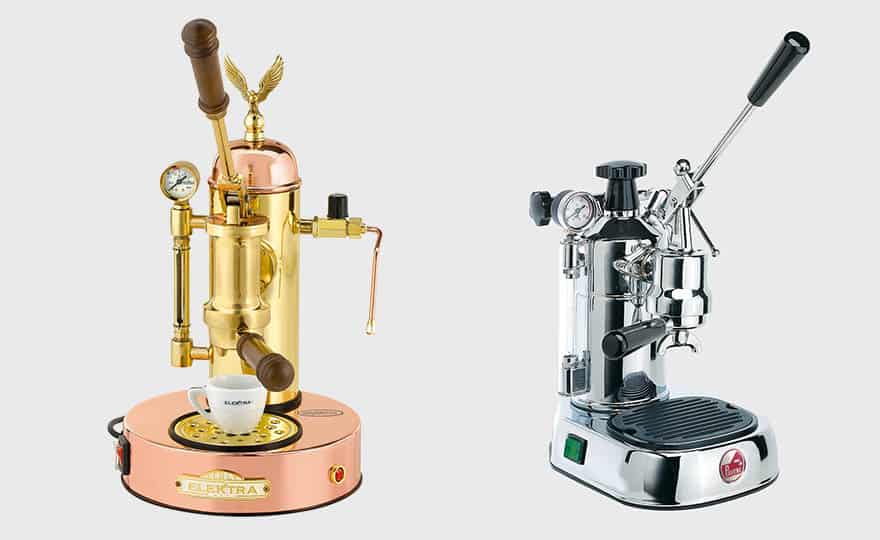 Elektra Microcasa a Leva and La Pavoni Europiccola