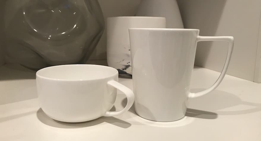 European and American coffee cups are different sizes