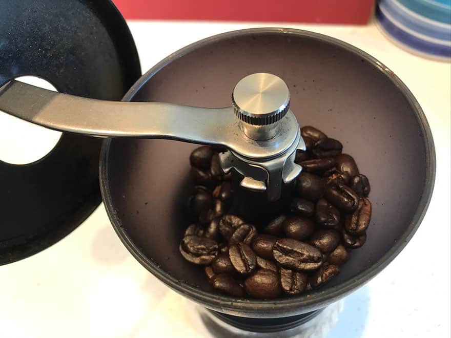 Grind your beans.