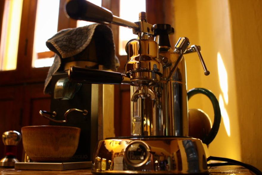 You can still get old-school espresso machines powered entirely by hand.