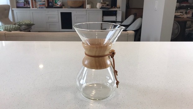 Chemex coffee brewer