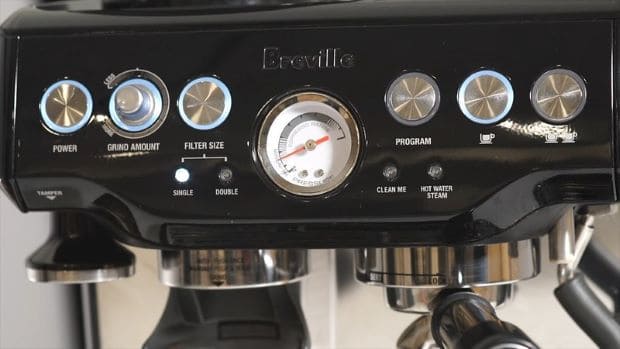 Breville espresso machine not reaching pressure