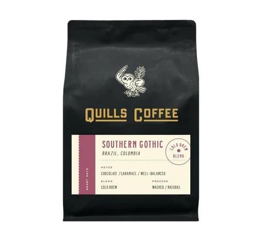 Quills Coffee Southern Gothic, a low acid coffee brand that's catching on