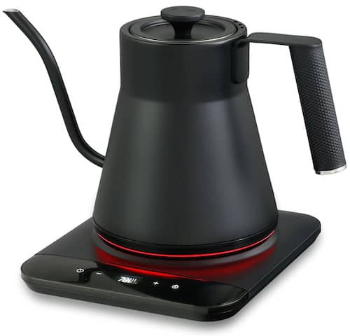 Saki Baristan electric kettle against a white background