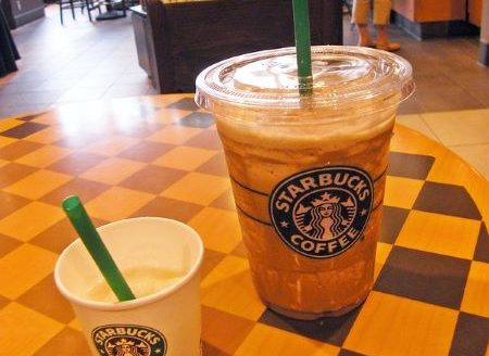 A Starbucks Frappuccino