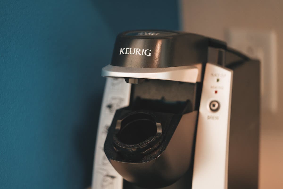Capsule compartment of a Keurig coffee machine