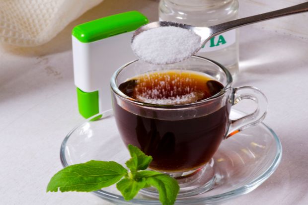 Stevia being added to coffee as a great coffee creamer substitute