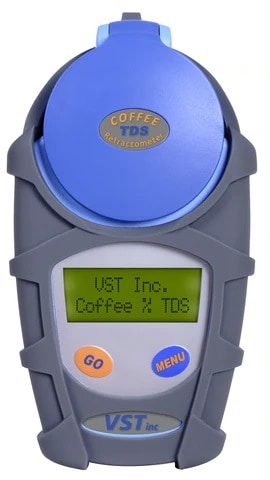 The VST Lab Coffee III, one of the best coffee refractometers out there