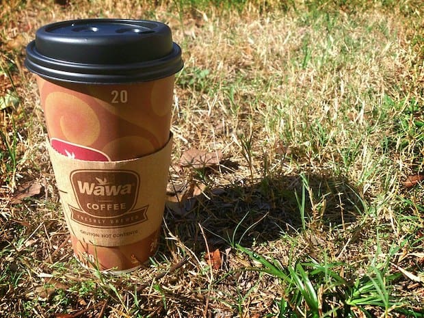 Wawa coffee cup
